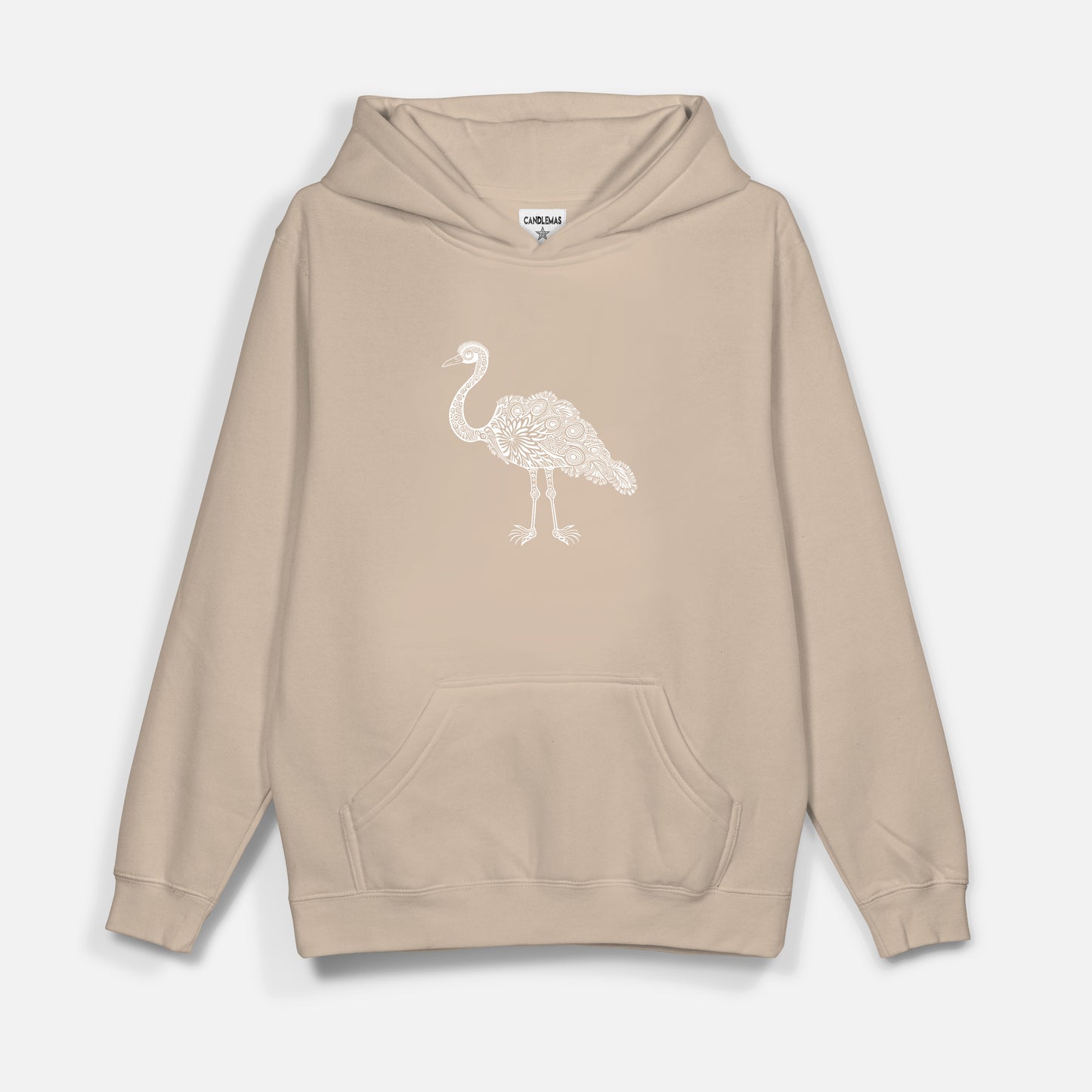 Peacock Beyaz Baskı  - Hoodie