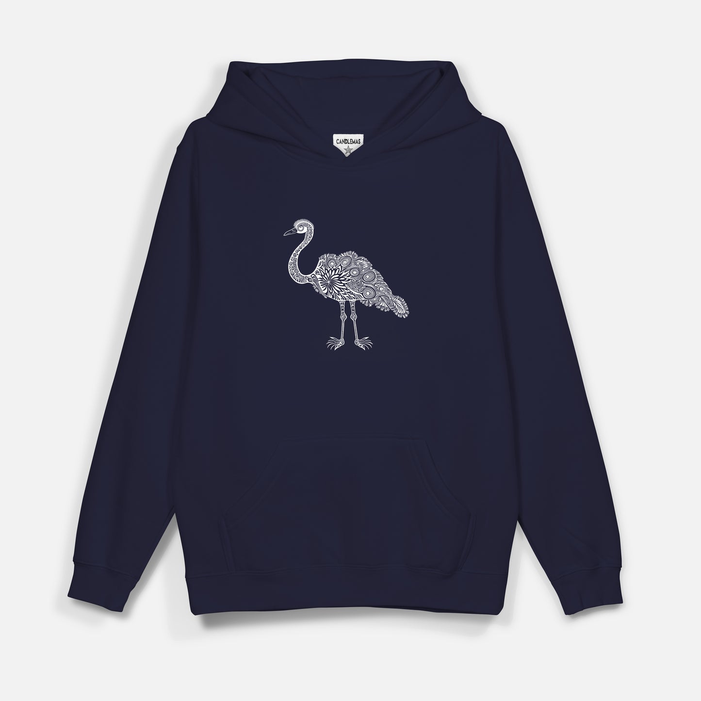 Peacock Beyaz Baskı  - Hoodie