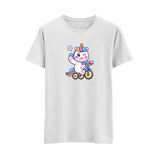 Sevimli Unicorn-4 - Çocuk T-Shirt