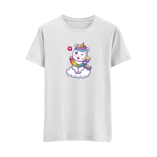 Sevimli Unicorn-5 - Çocuk T-Shirt