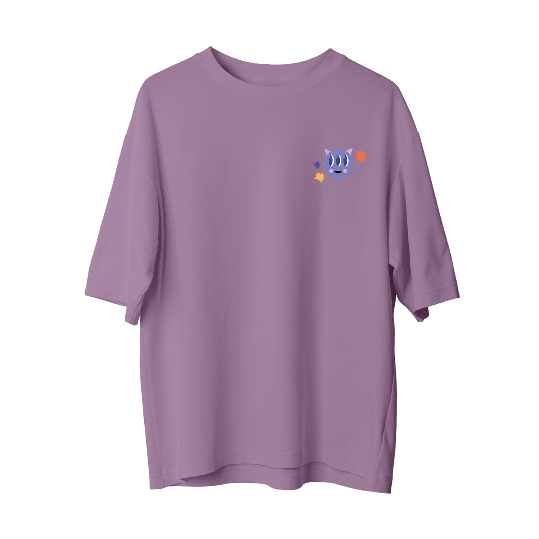 Purple Cat - Oversize T-Shirt