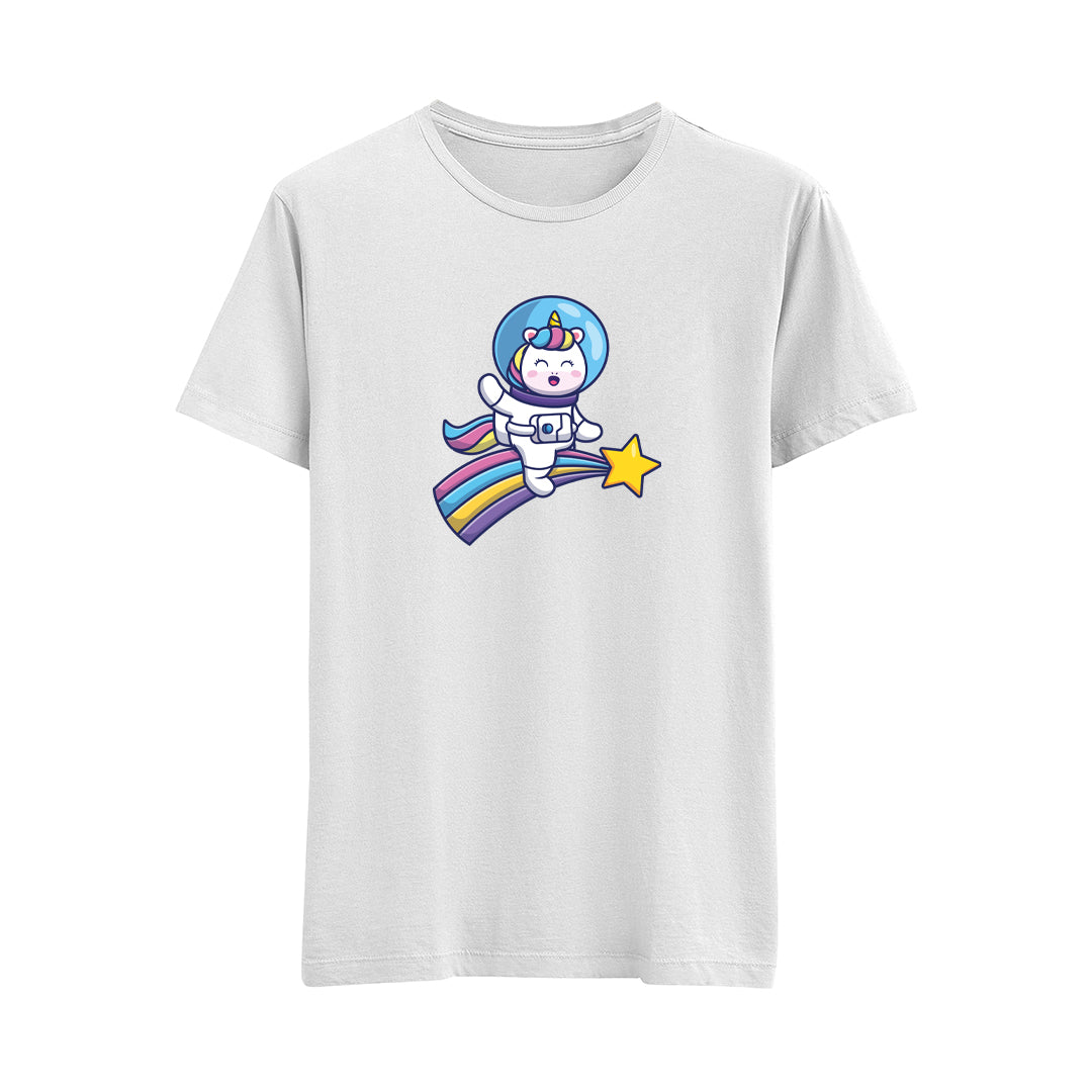 Astronot Unicorn - Çocuk T-Shirt