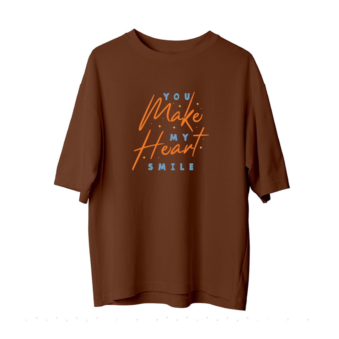 Make Heart Smile - Oversize T-Shirt