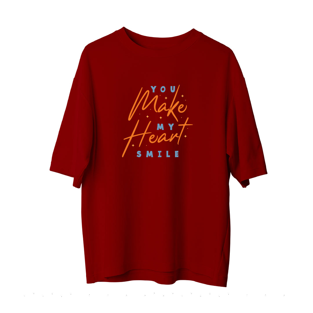 Make Heart Smile - Oversize T-Shirt