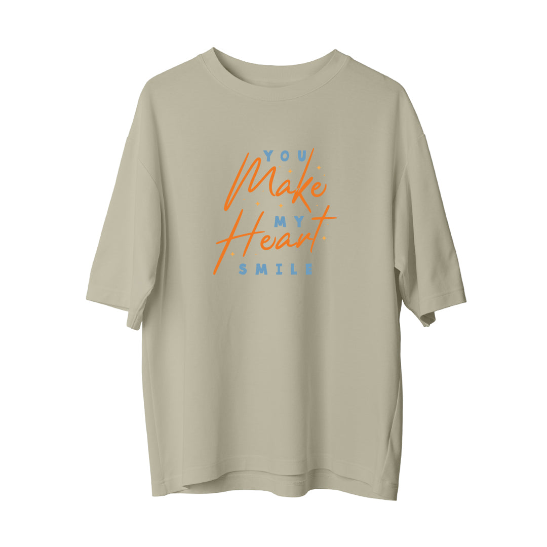 Make Heart Smile - Oversize T-Shirt