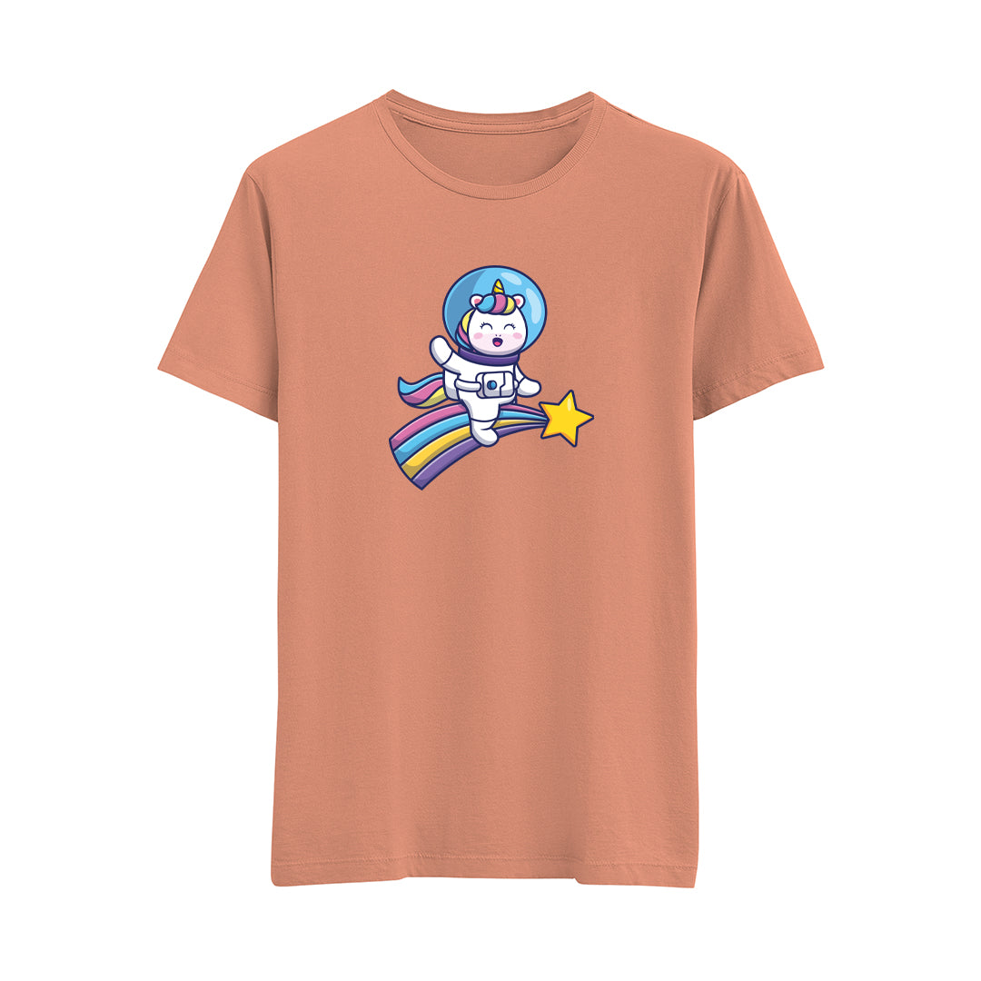 Astronot Unicorn - Çocuk T-Shirt