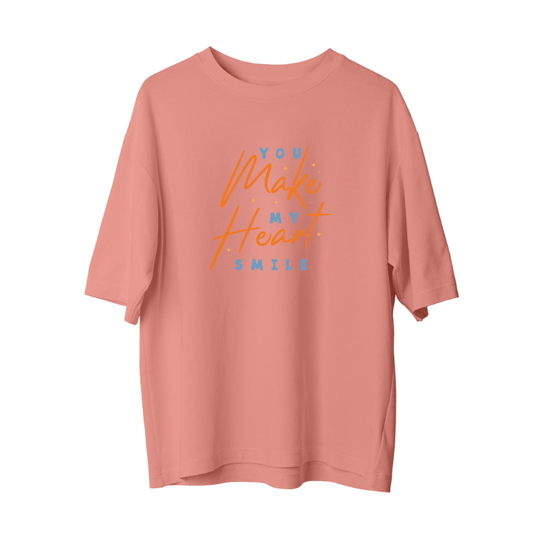 Make Heart Smile - Oversize T-Shirt