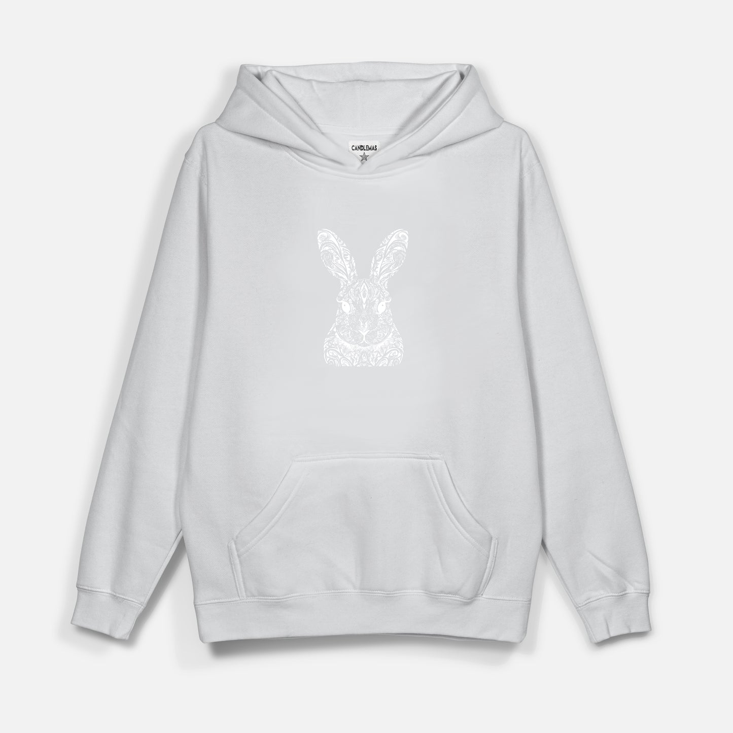 Rabbit 2 Beyaz Baskı  - Hoodie