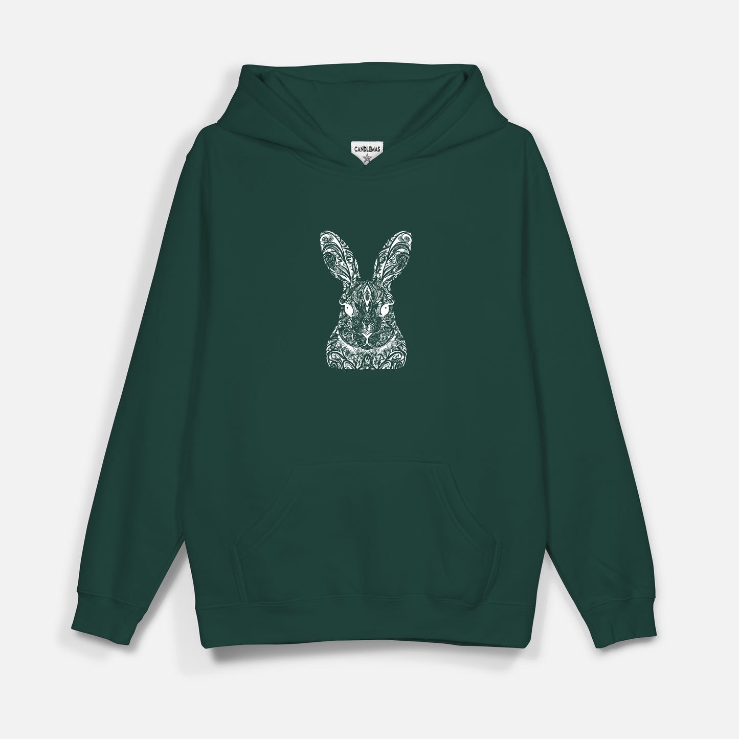 Rabbit 2 Beyaz Baskı  - Hoodie