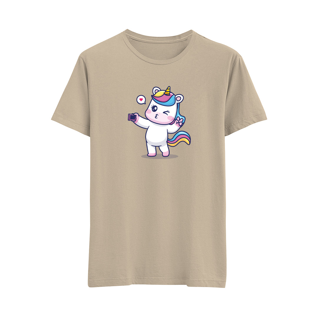 Sevimli Unicorn-6 - Çocuk T-Shirt