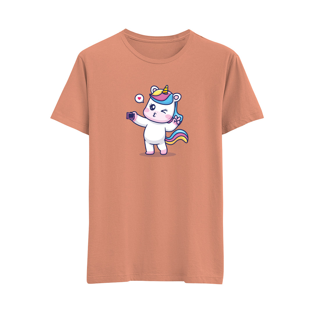 Sevimli Unicorn-6 - Çocuk T-Shirt