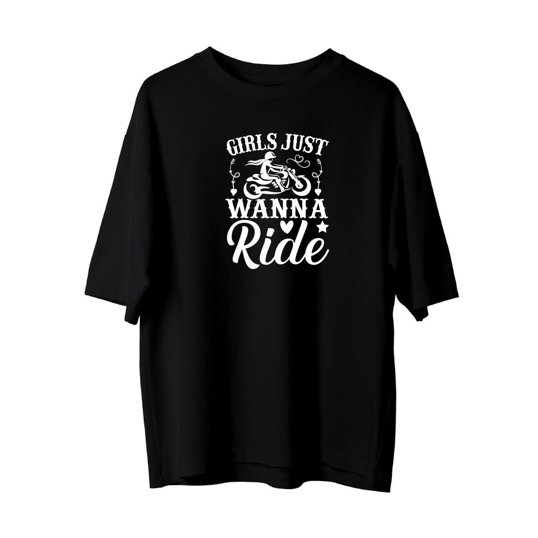 Girls Ride - Oversize T-Shirt