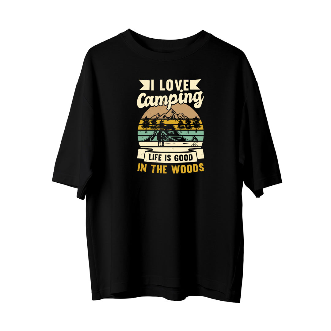 I love Camping - Oversize T-Shirt