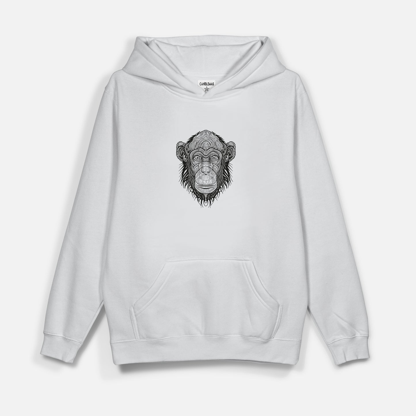 Monkey 2 Siyah Baskı  - Hoodie