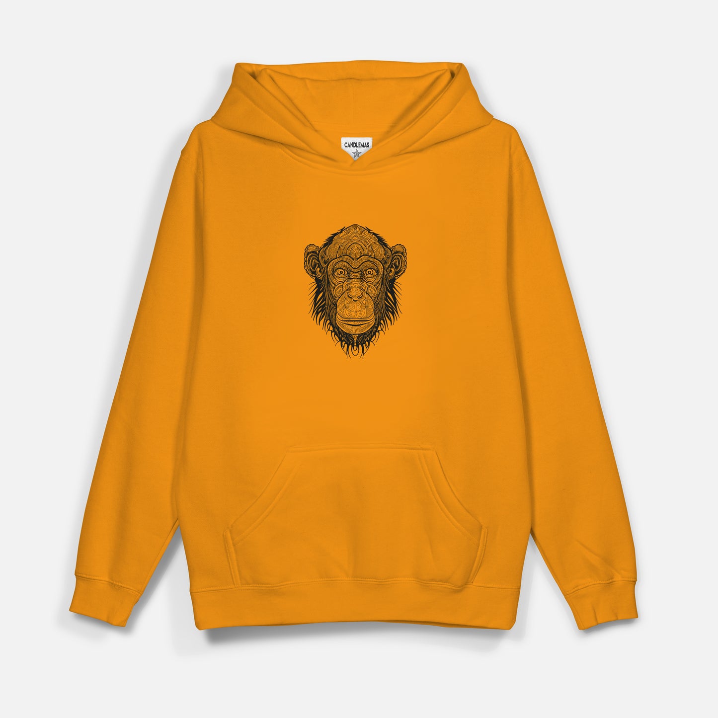 Monkey 2 Siyah Baskı  - Hoodie