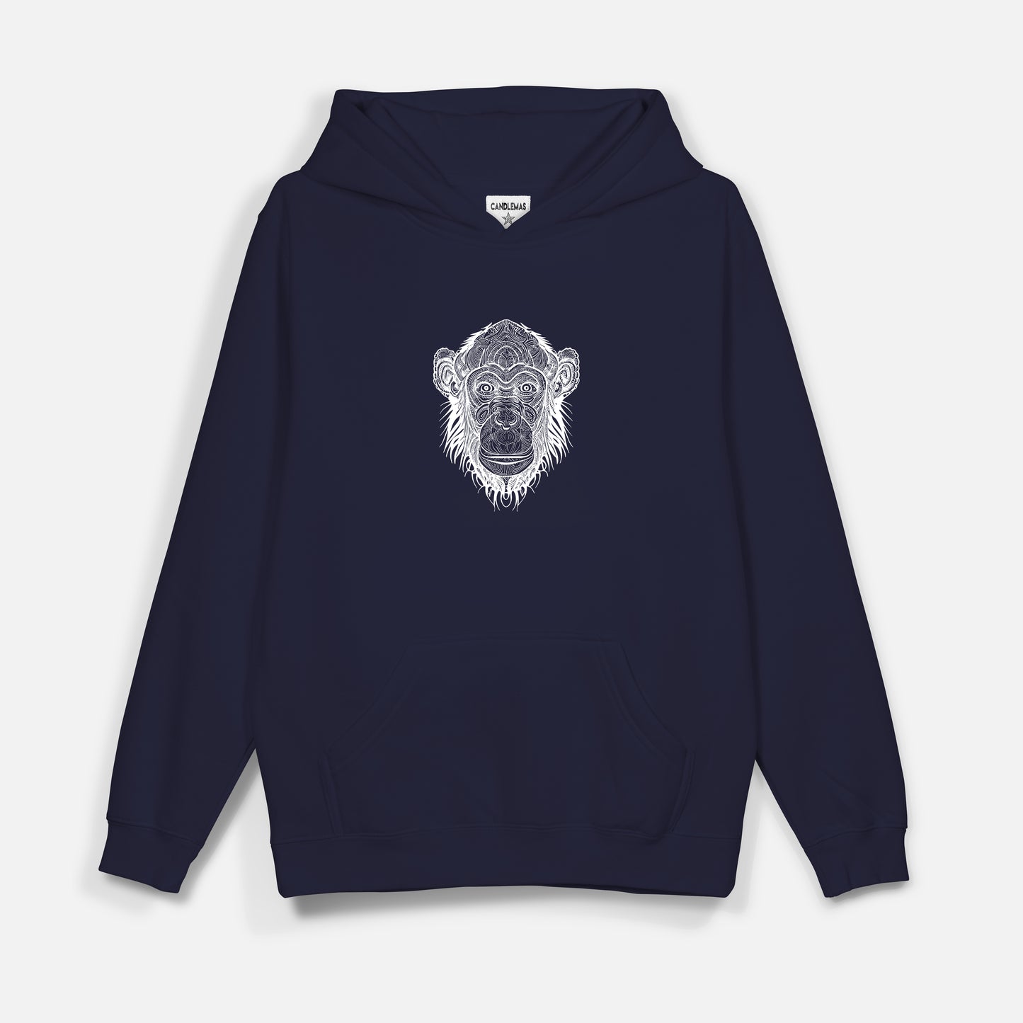 Monkey 2  Beyaz Baskı  - Hoodie