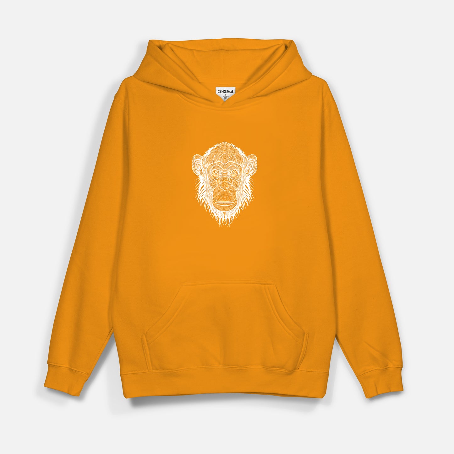 Monkey 2  Beyaz Baskı  - Hoodie