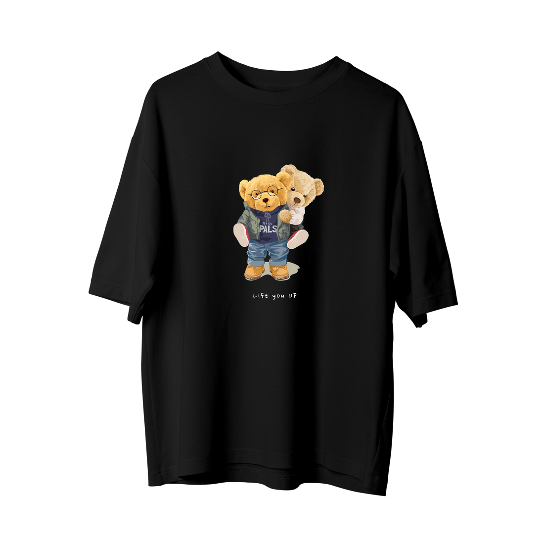 Bear Life You Up- Oversize T-Shirt