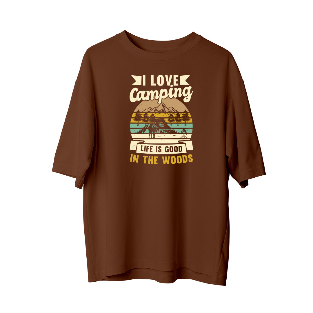 I love Camping - Oversize T-Shirt