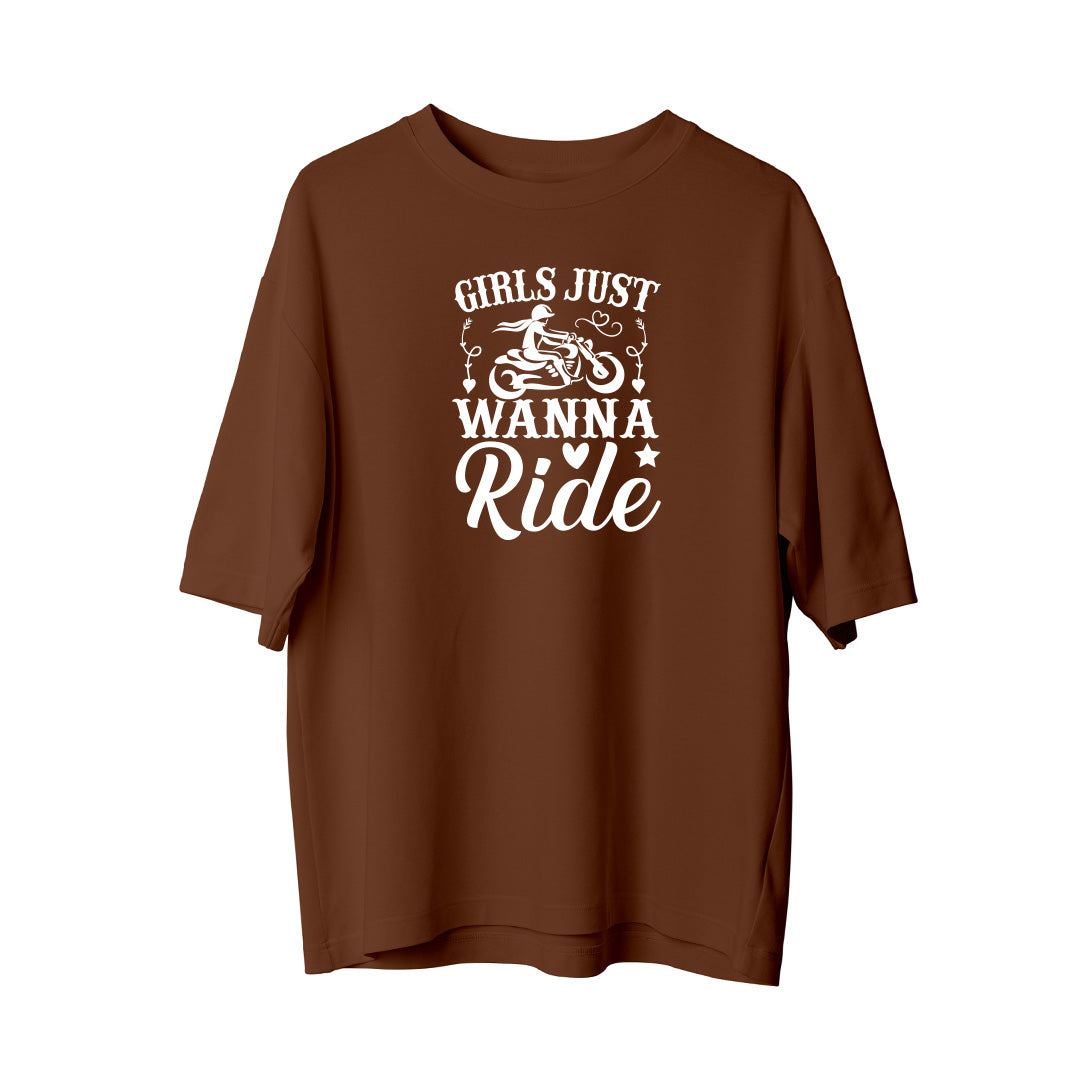 Girls Ride - Oversize T-Shirt