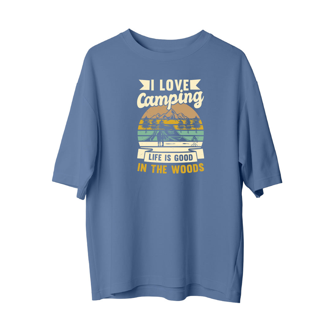 I love Camping - Oversize T-Shirt