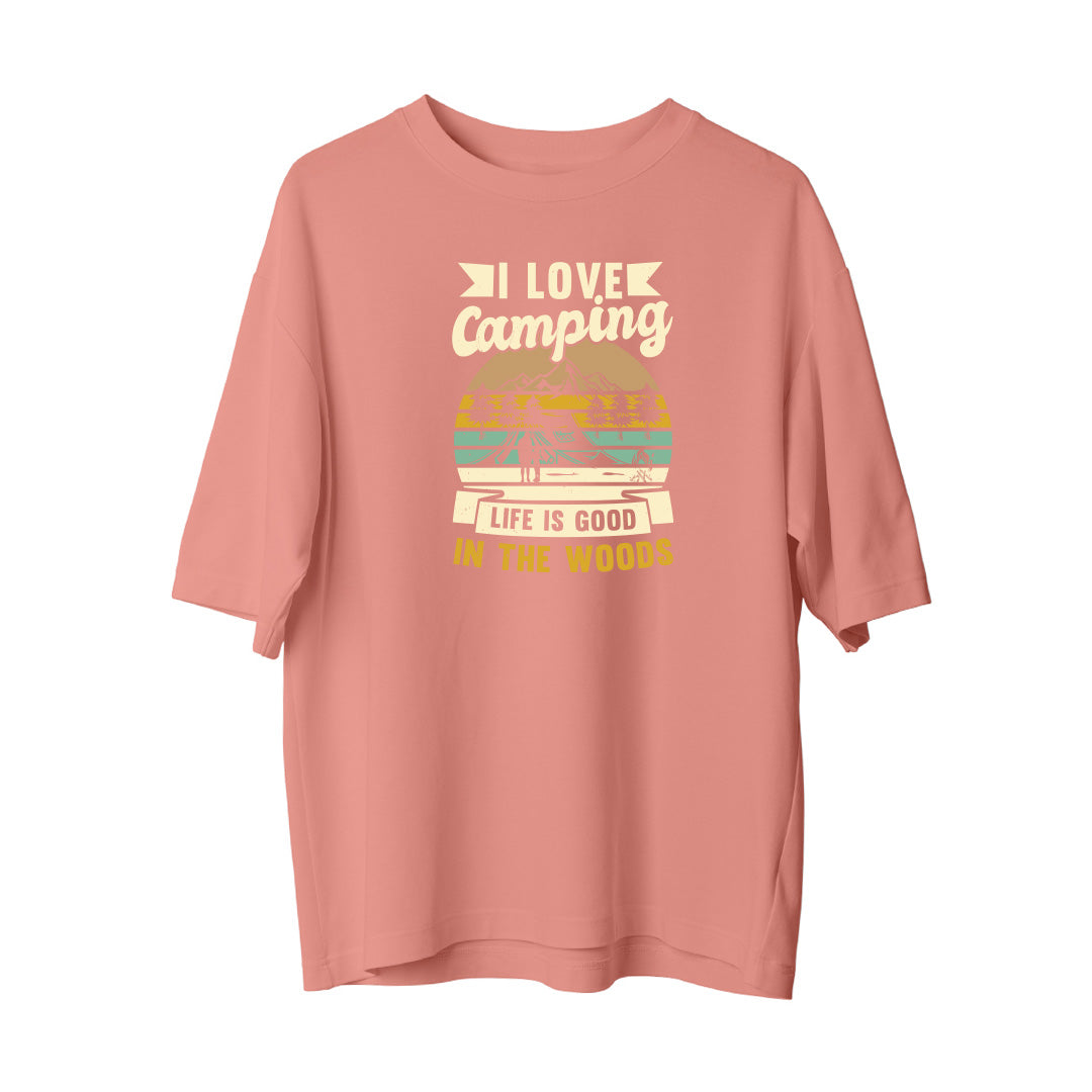 I love Camping - Oversize T-Shirt