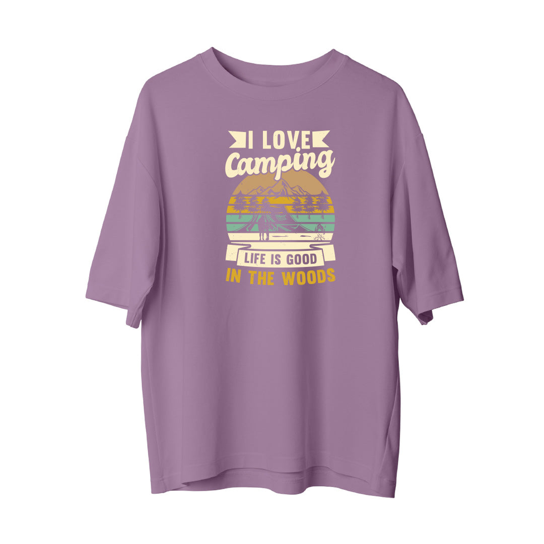 I love Camping - Oversize T-Shirt