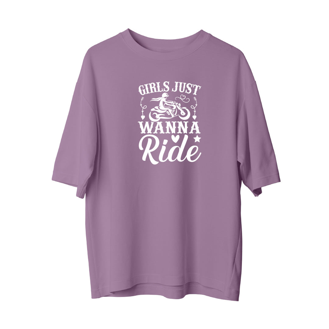 Girls Ride - Oversize T-Shirt