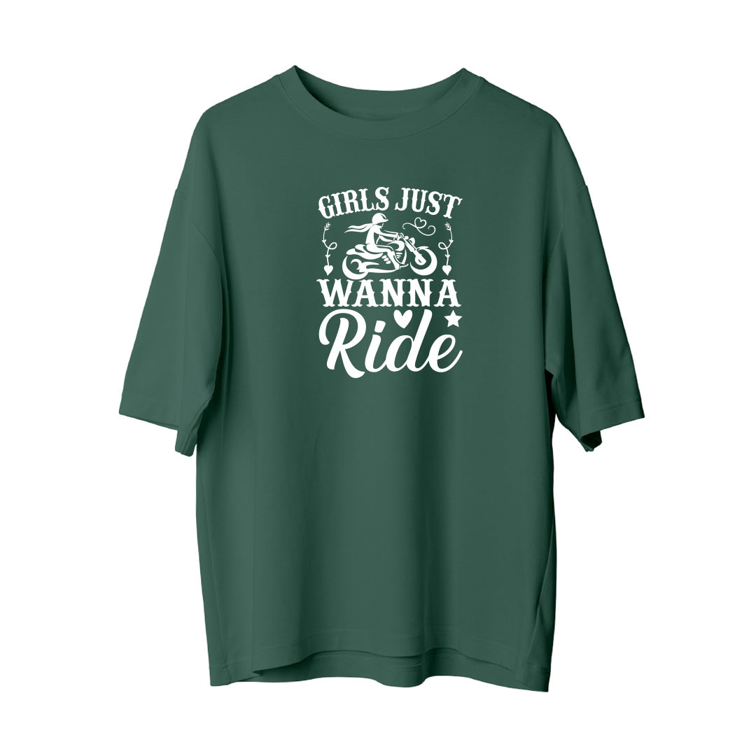 Girls Ride - Oversize T-Shirt