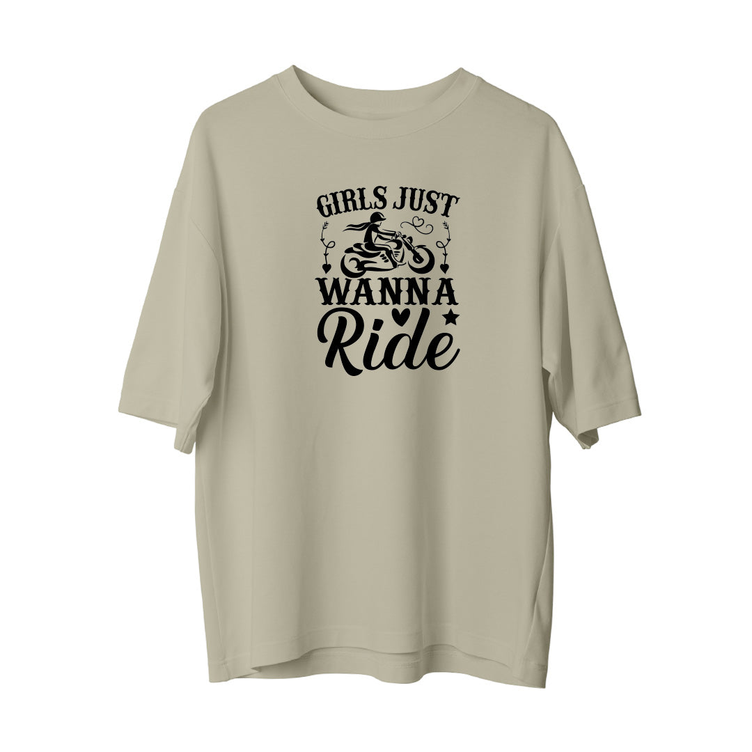 Girls Ride - Oversize T-Shirt