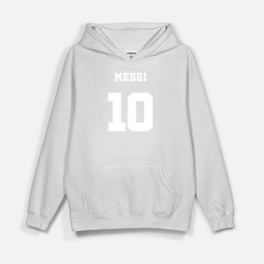 Messi Beyaz Baskı  - Hoodie